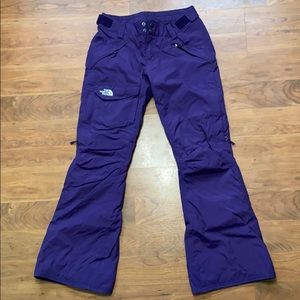 North Face Purple Snow Pants XS